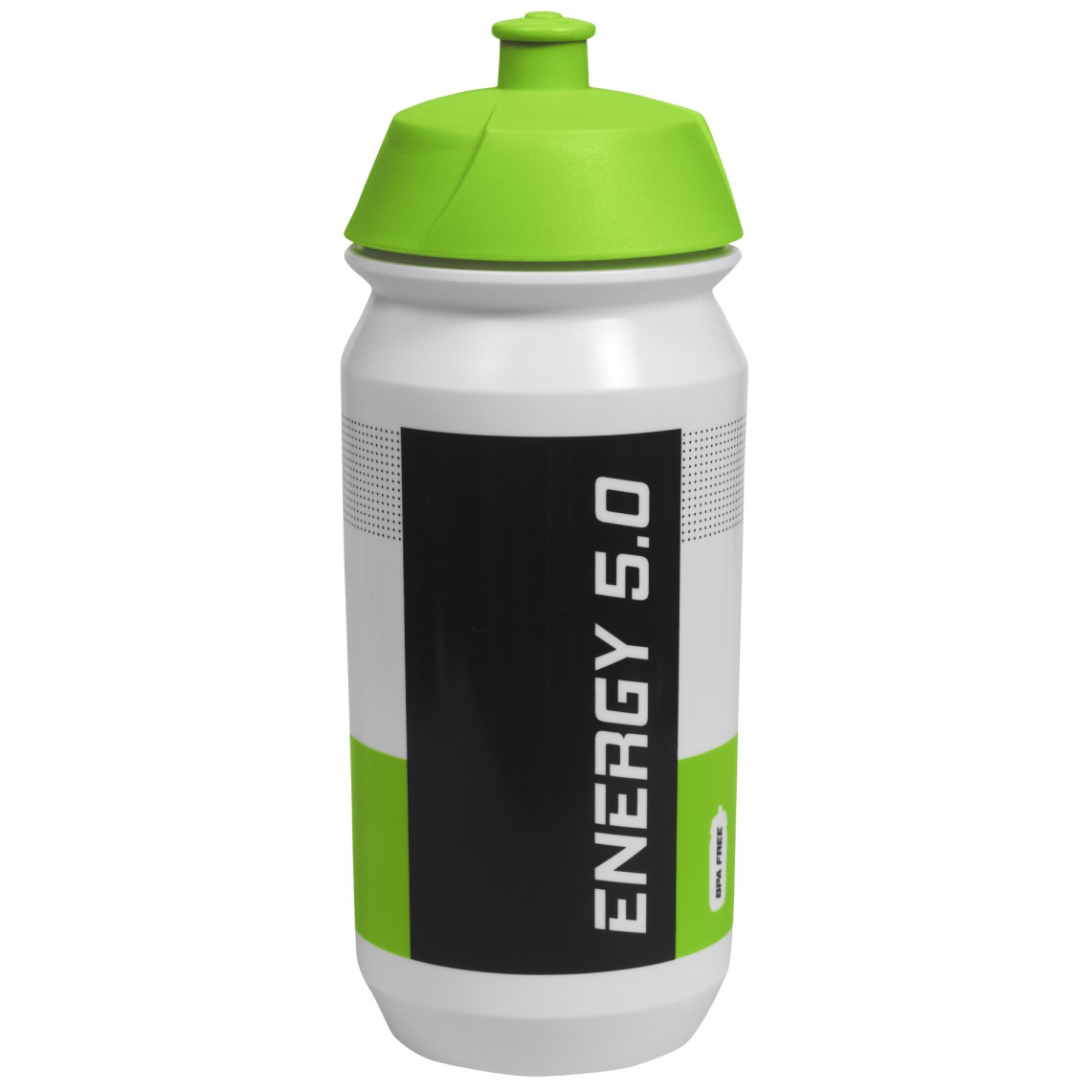 Cyklistická láhev Just One Energy 5.0 500 ml Barva: bílá/zelená