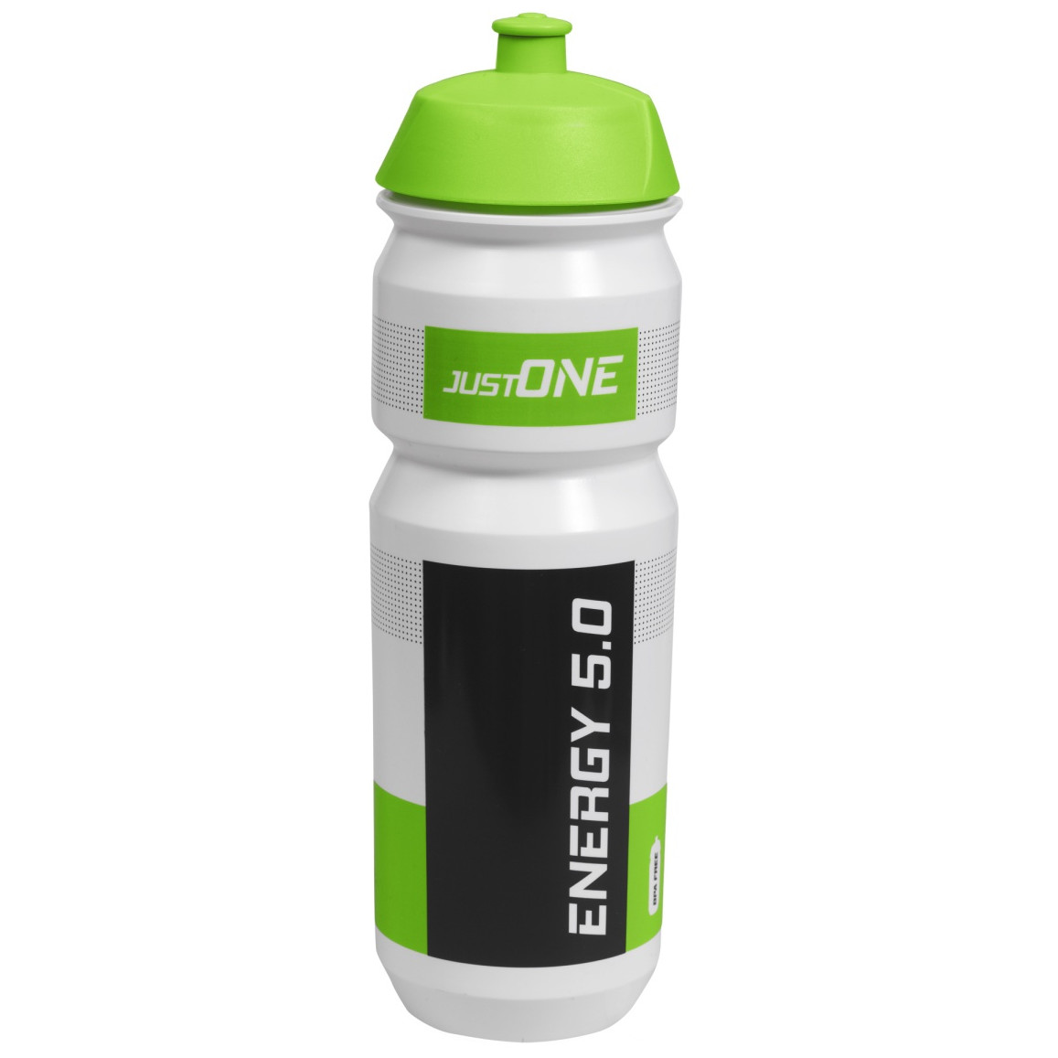 Cyklistická láhev Just One Energy 5.0 750 ml Barva: bílá/zelená